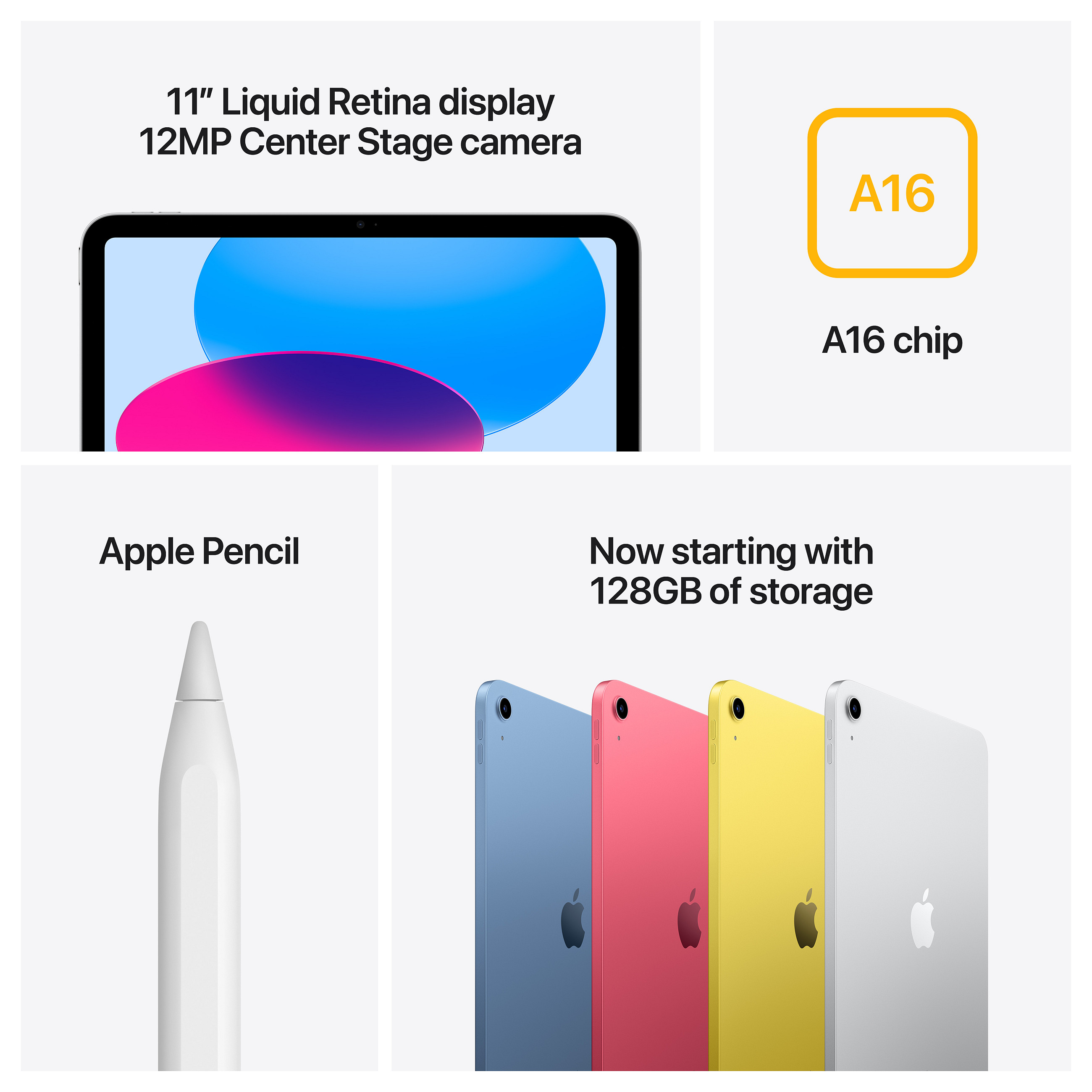 Apple iPad 11" / 128GB - Yellow - 7