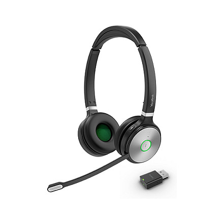 Kufje pa kabllo Yealink WH62 Portable / DECT / 20-20.000 Hz - Zezë/Gri