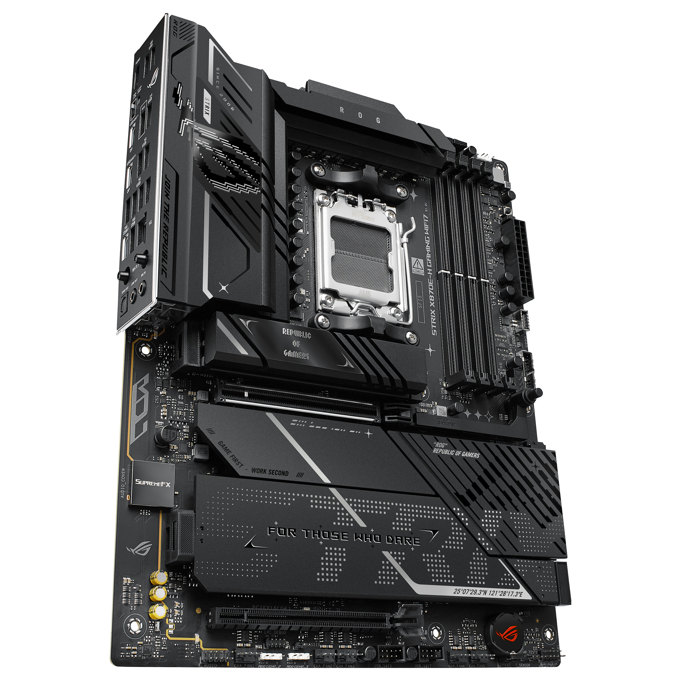 Pllakë Amë AMD AM5 ASUS ROG STRIX X870E-H Gaming WIFI7 / DDR5 / ATX / HDMI - 4