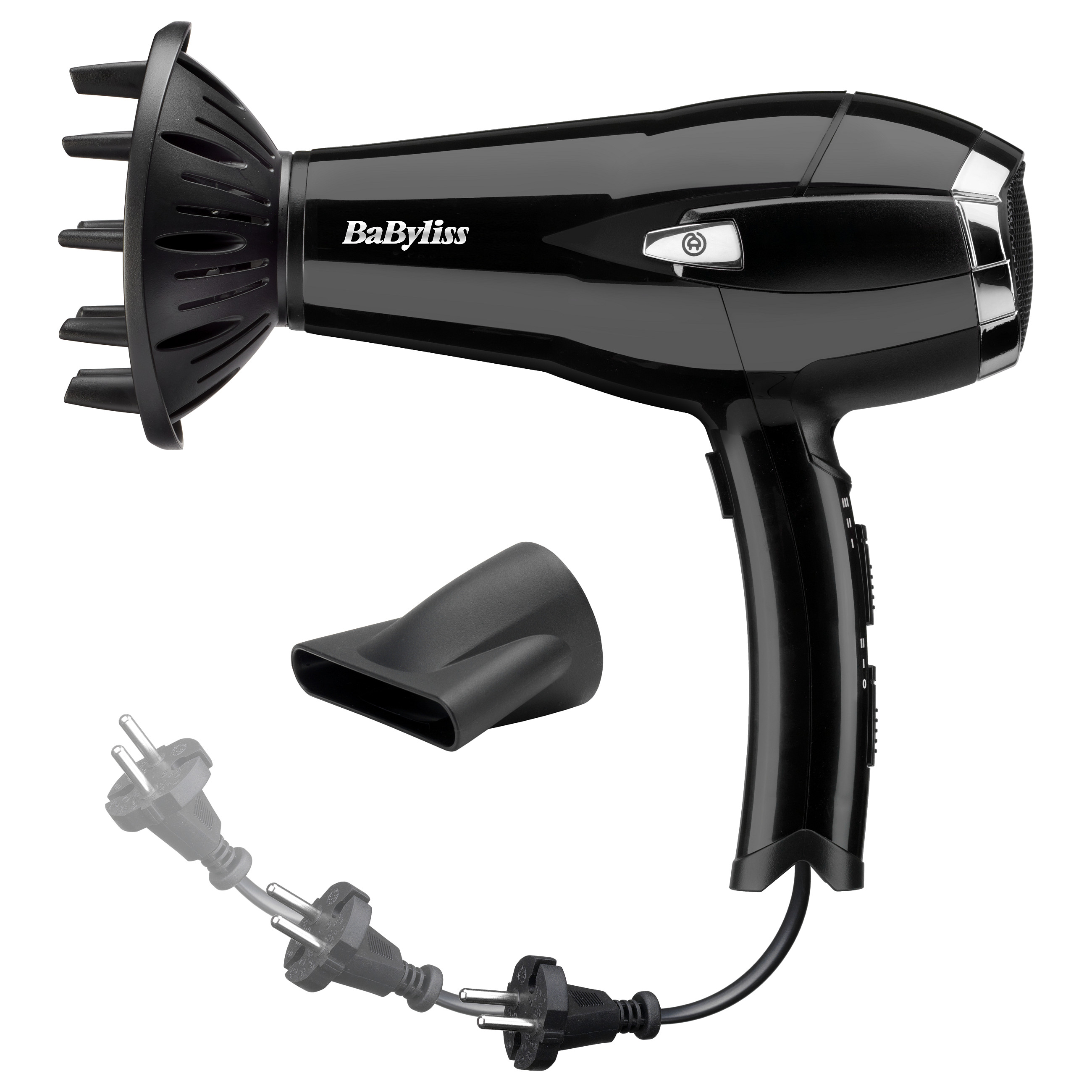 Tharëse për flokë BaByliss CordKeeper 2000 D374DE / 2000W / Ionic / Ceramic / 3 Temperatura / 2 Shpejtësi / Difuzor – Zezë - 11