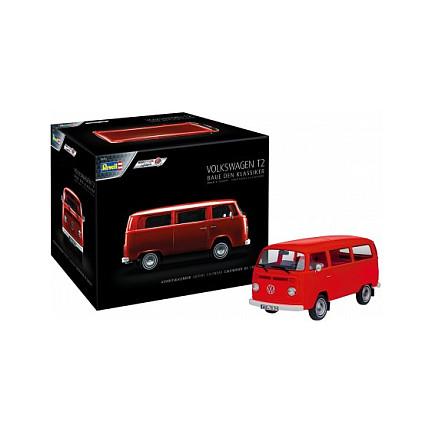 Lodra Revell Advent Calendar VW T2 Bus, 1:24, 109 Parts, Easy-Click, 10+ - Kuqe