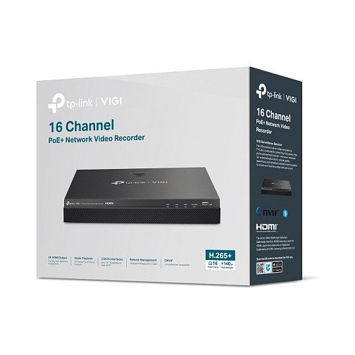 NVR TP-Link Omada IPCam VIGI NVR2016H-16MP 16 Channel PoE+ - 4