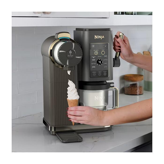 Aparat për Akullore Ninja CREAMi Swirl NC701EU, 800W, 13 Programe, 2 Enë nga 480ml - Argjend - 3
