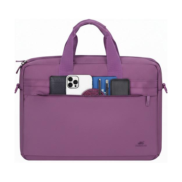 Çantë për Laptop RIVACASE 8234 Ulsan, 13.3–14", Rezistente ndaj ujit, Ndarje e mbushur, 0.5 kg - Vjollcë