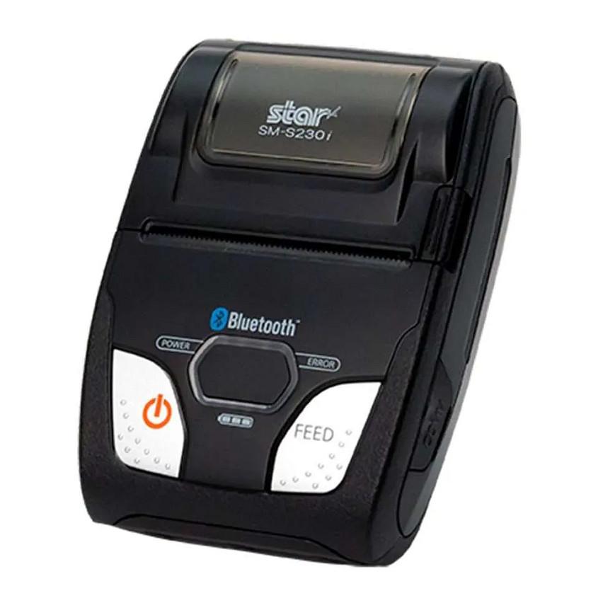 Printer Mobil Star Micronics SM-S230i / Termik Direkt / 203 × 203 DPI / 80 mm/s / USB / Bluetooth 2.1+EDR / 58 mm – Zezë/Argjend - 2