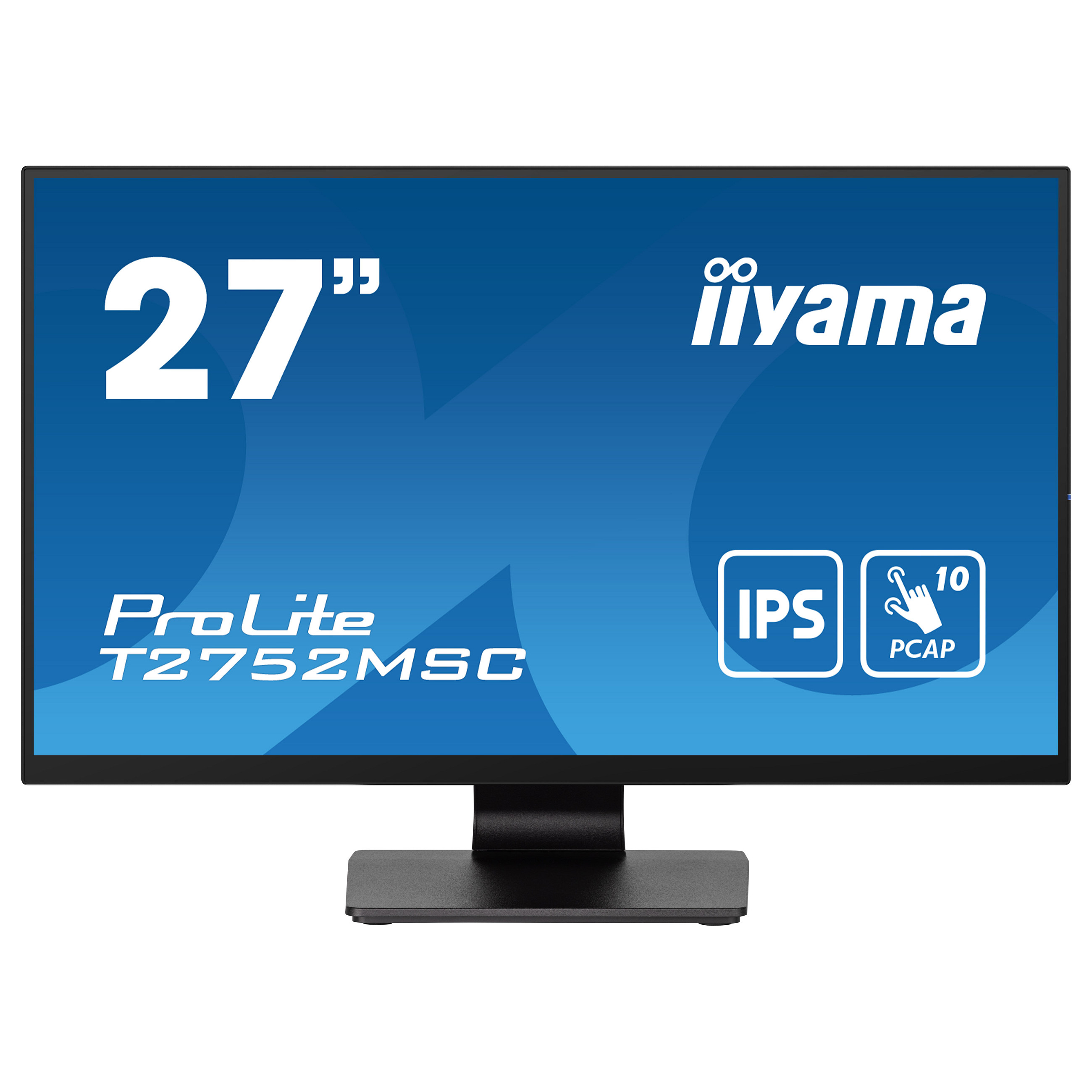 Monitor iiyama ProLite T2752MSC-B1 / 27" / Full HD IPS / LED / Touchscreen / 60 Hz / 5 ms / HDMI+USB+DP+HDCP - Zezë - 4