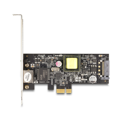 DeLOCK PCI Express x1 2.5 Gigabit LAN Card Intel i225 1x RJ45 PoE+ Network Adapter - 3