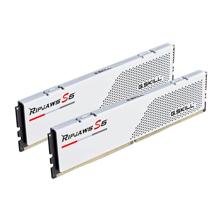 RAM Memorie DDR5 G.Skill Ripjaws S5, 32GB (2x16GB), DIMM, 5600MHz, CL36, 288-pin - Bardhë - 2