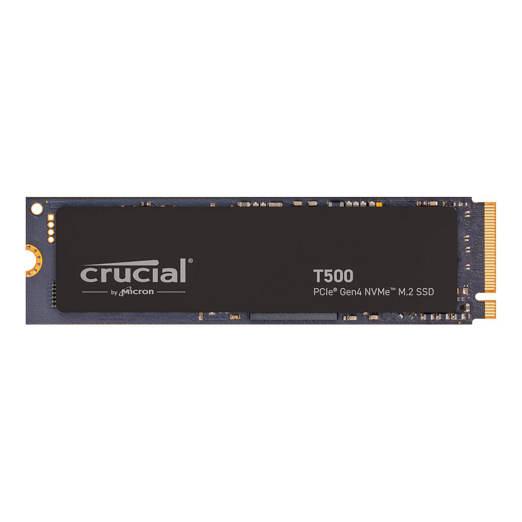SSD e Brendshme Crucial T500, 500GB, M.2 2280, PCIe 4.0 x4, NVMe, 7200MB/s Read, 5700MB/s Write, 3D TLC NAND