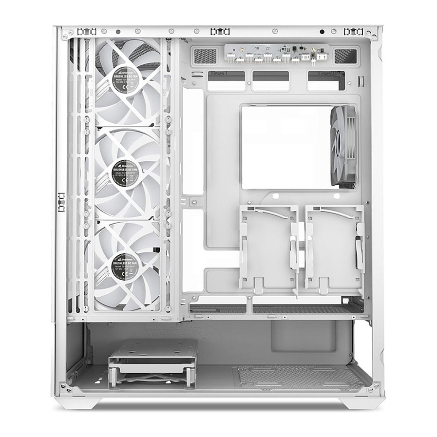 Kasë Sharkoon AK6 RGB ATX 1xGlass - Bardhë - 7