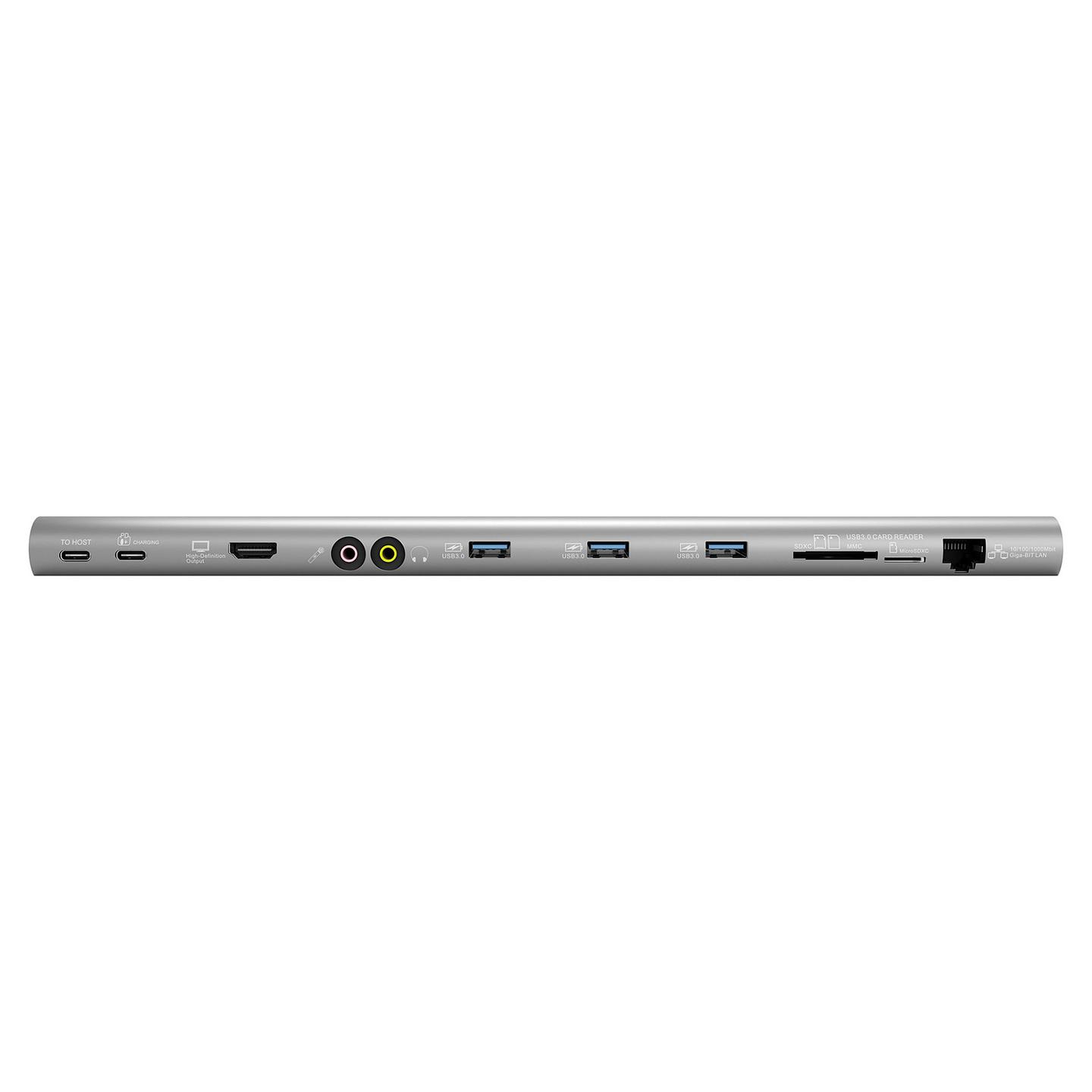 Docking Station TERRATEC CONNECT C6 / USB-C / 3x USB 3.0 / HDMI / RJ-45 / SD + microSD / Audio – Gri