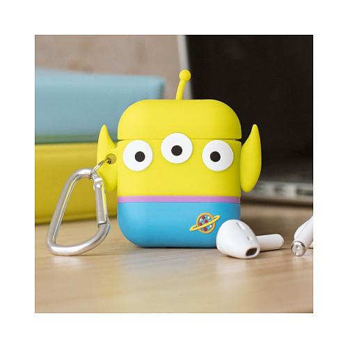Aksesorë për kufje PowerSquad AirPods Case Alien / Apple AirPods 1 & 2 / 3D-Silikon  – Blu/Gjelbër - 7