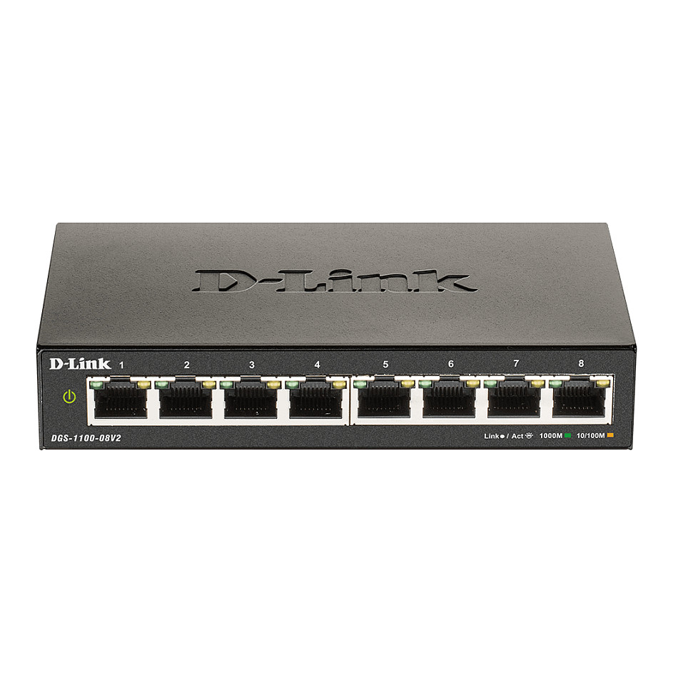Switch D-Link DGS-1100-08V2 M, 8 porte - 1