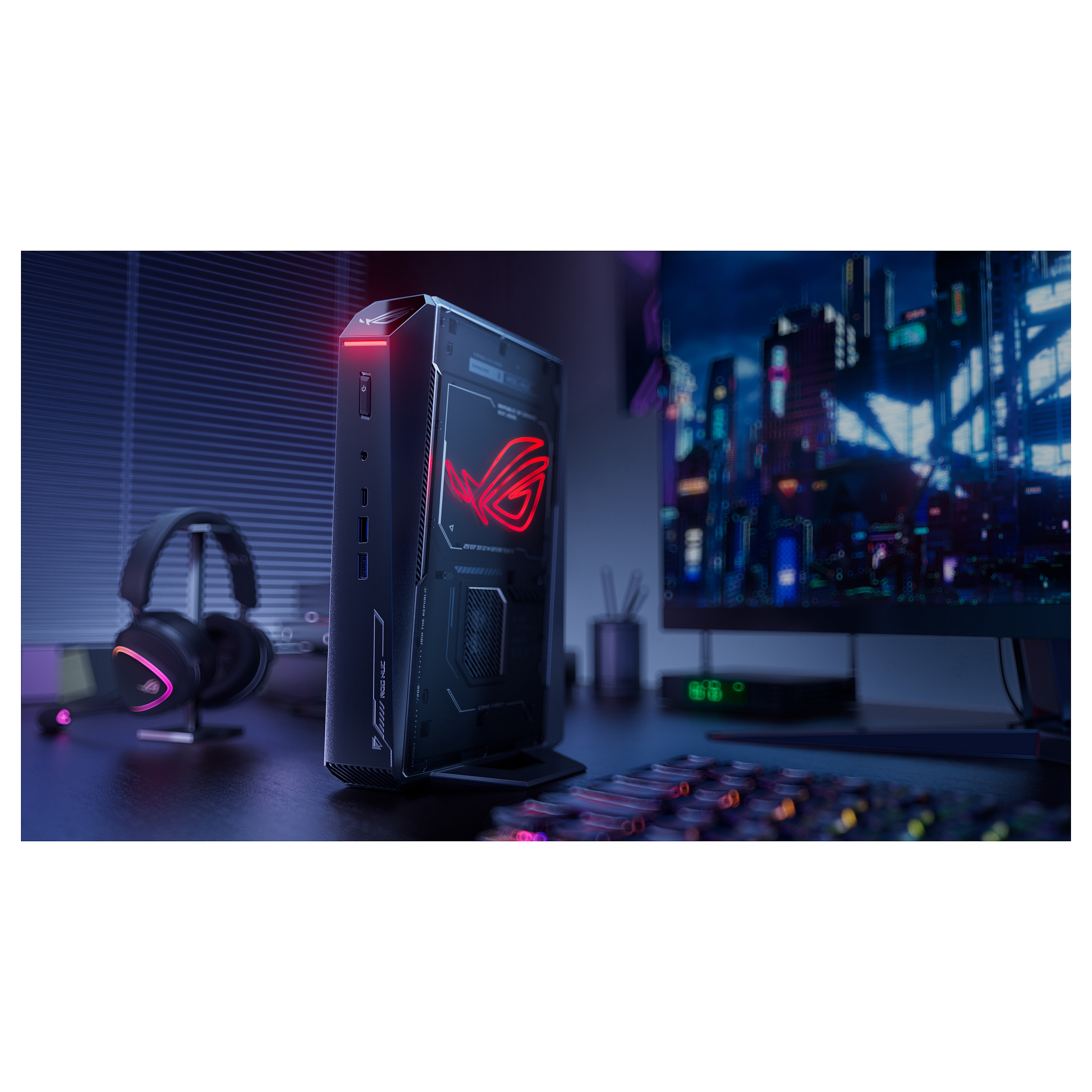 Mini Kompjuter Gaming ASUS ROG NUC 15 / Ultra 9 275HX / 32GB DDR5 / 1TB / RTX 5070 - Zezë - 13