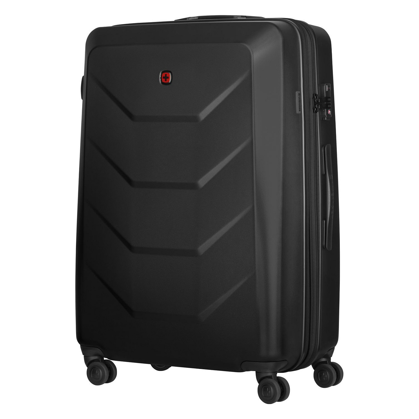 Çantë Bagazhi Wenger SwissGear Prymo Large / Hard Shell / ABS + Polycarbonate / 93 L / 107 L Expandable / 4 Double Spinner Wheels / TSA Travel Sentry / Double-Coil Zipper / Compression Straps - Zezë