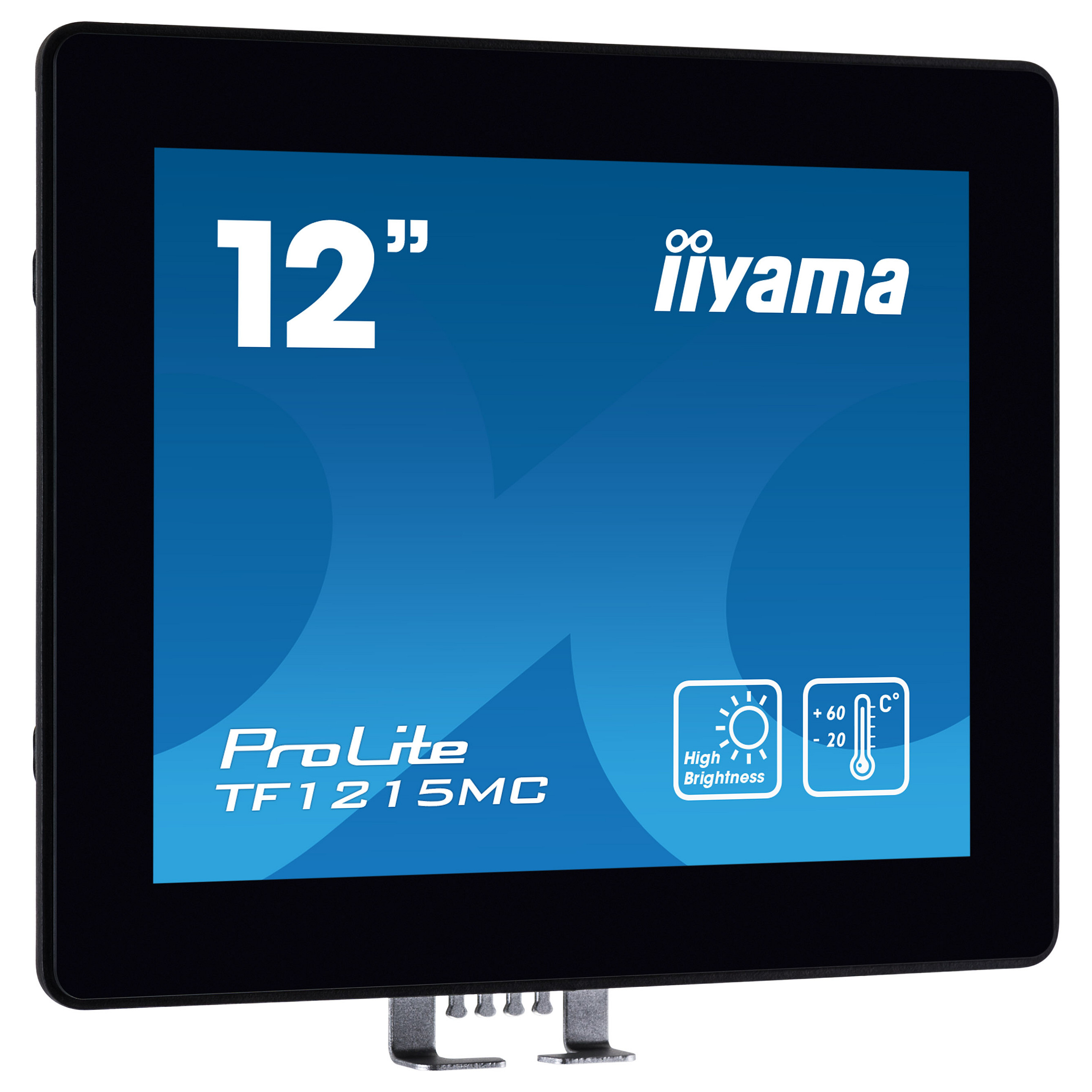 Monitor IIYAMA TF1215MC-B1 / 12.1″ / XGA IPS LCD Touch / 75Hz / 25ms / USB + HDMI + DP + VGA - Zezë - 1