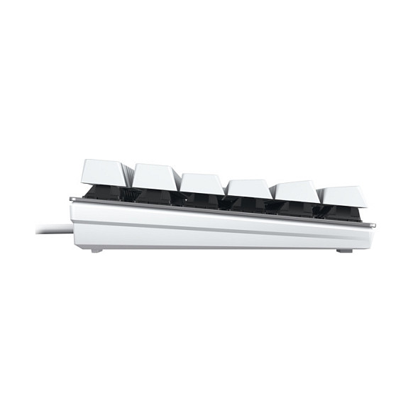 Tastierë Me kabllo Cherry KC 200 MX MX2A / QWERTZ  – Bardhë / Argjendi - 4