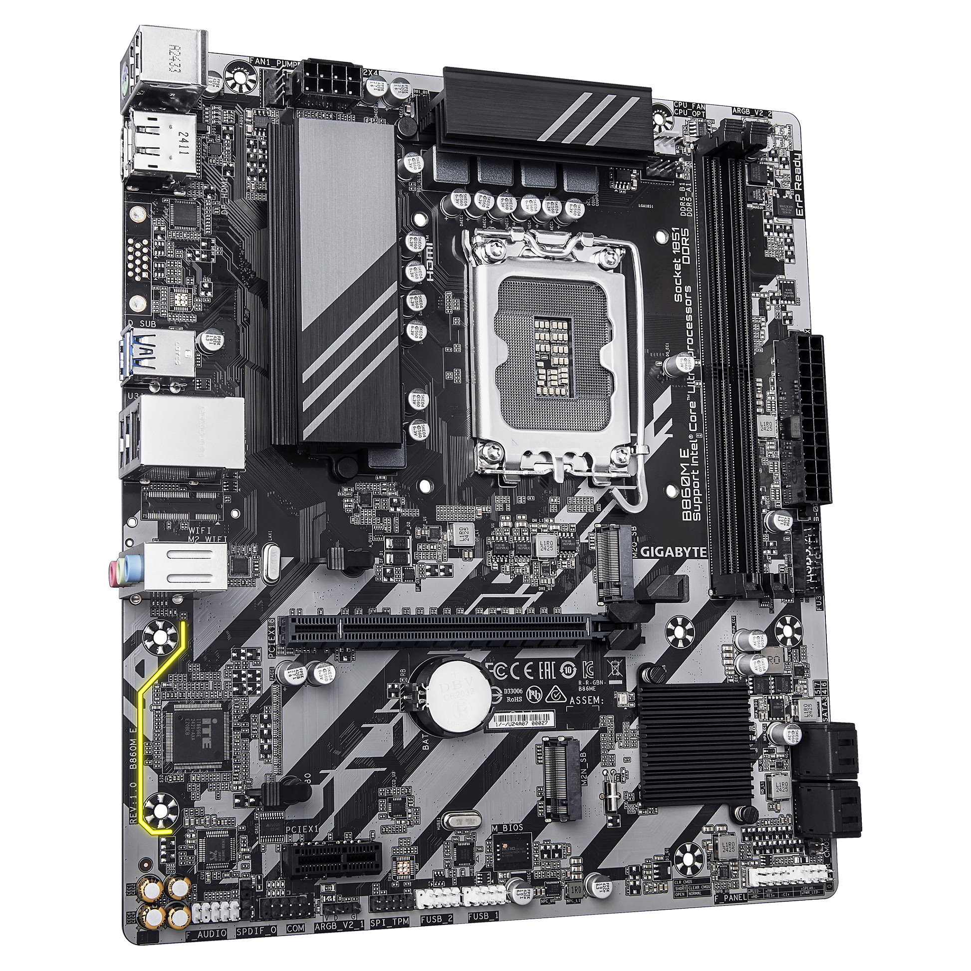 Pllakë Amë Intel Gigabyte B860M E / LGA1851 (D) - 3