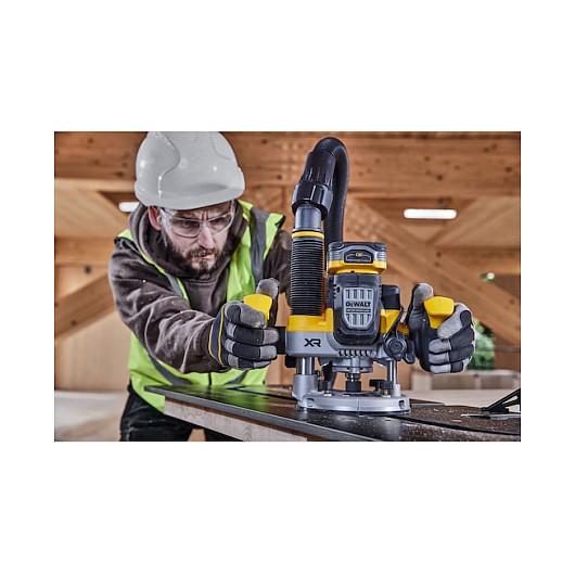 Frezë me Bateri DeWALT DCW620NT-XJ, 18V, Brushless, 11000–23000rpm, 70mm, 63mm - Zezë/Verdhë - 7