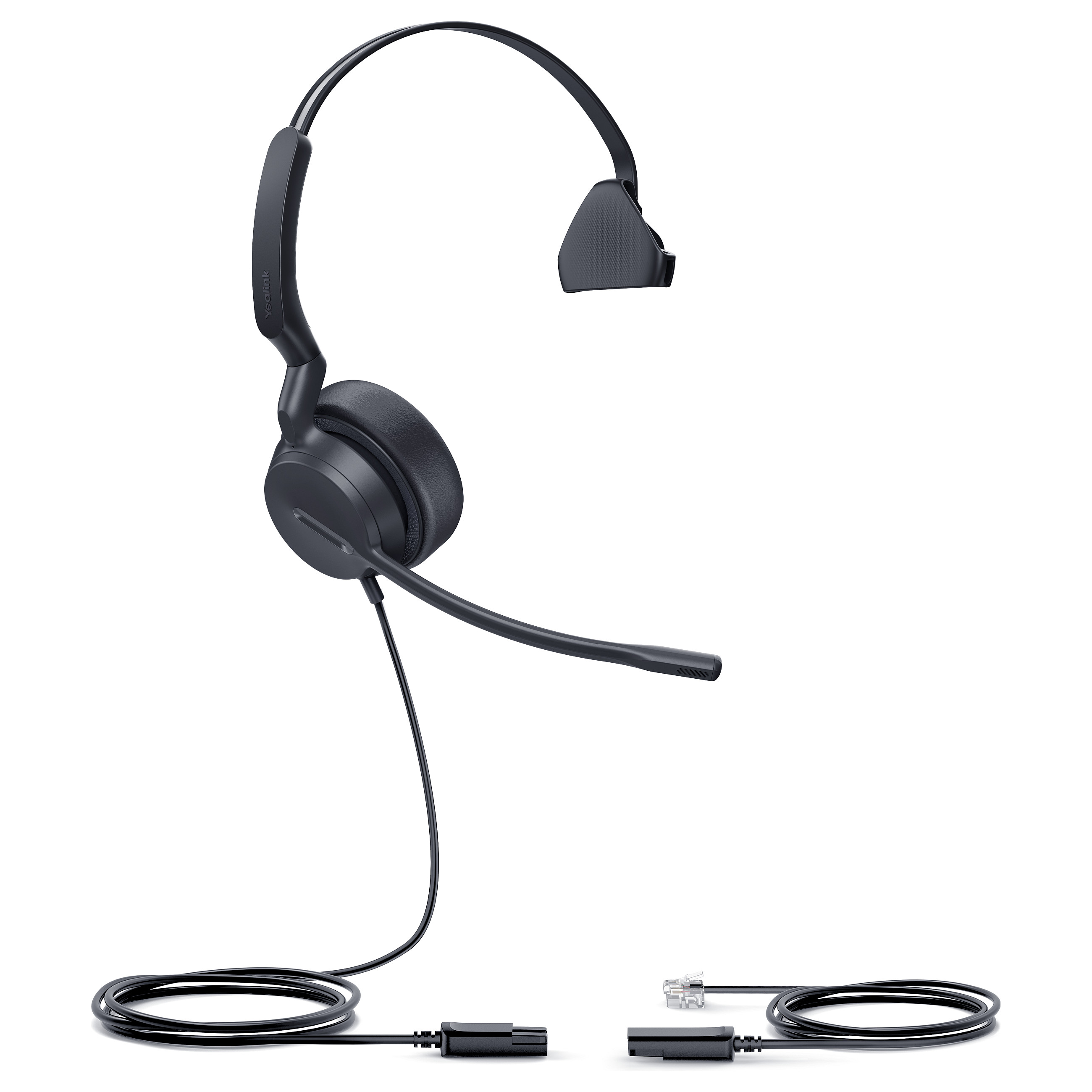 Kufje me kabllo Yealink YHS36 E2 Mono / QD-RJ9 / Noise Cancelling - Zezë