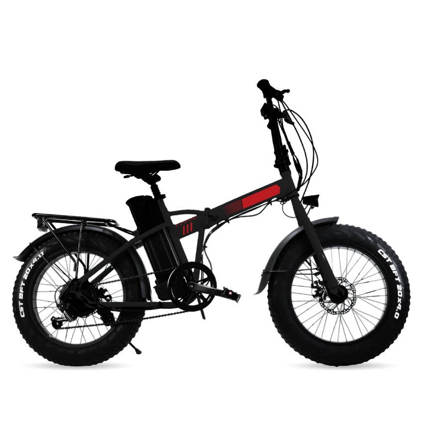 Biçikleta elektrike FC-BIKE 12Ah / Max Speed 25km/h - Zezë/Kuqe - 1