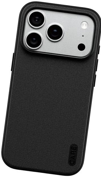Aksesorë për telefon PanzerGlass CARE Fusion Fabric / MagSafe / Tekstil / iPhone 17 Pro - Zezë