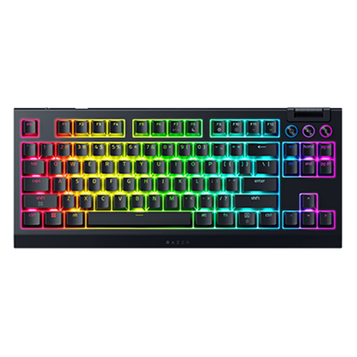 Tastierë Gaming Razer BlackWidow V4 Tenkeyless HyperSpeed / Orange Switches / German layout - Zezë - 1