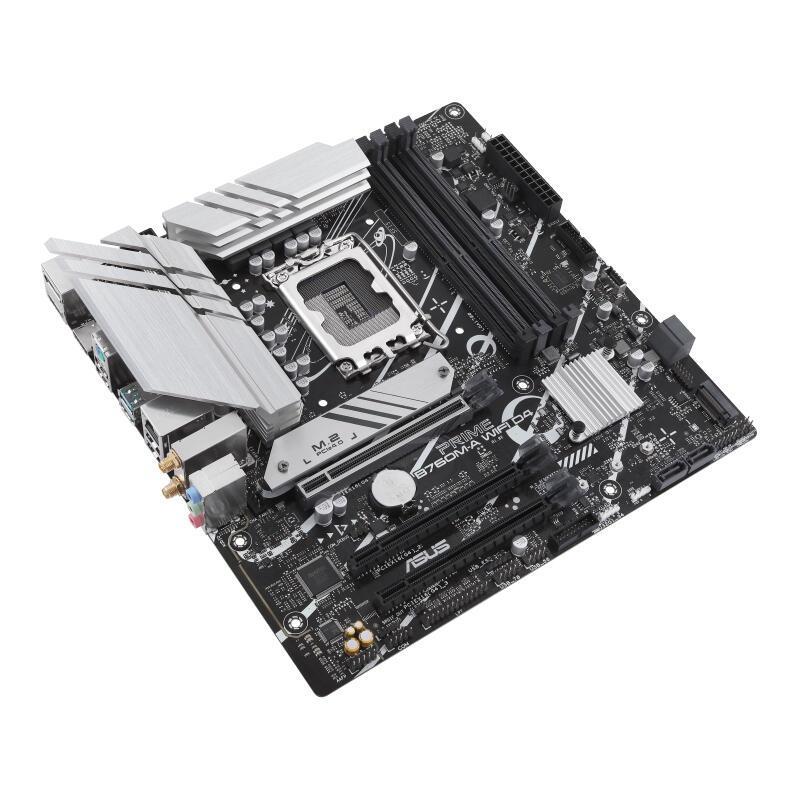 Pllakë Amë ASUS PRIME B760M-A WIFI D4 / Intel B760 / LGA 1700 / mATX / DDR4 / PCIe 4.0 / Wi-Fi 6  - 1