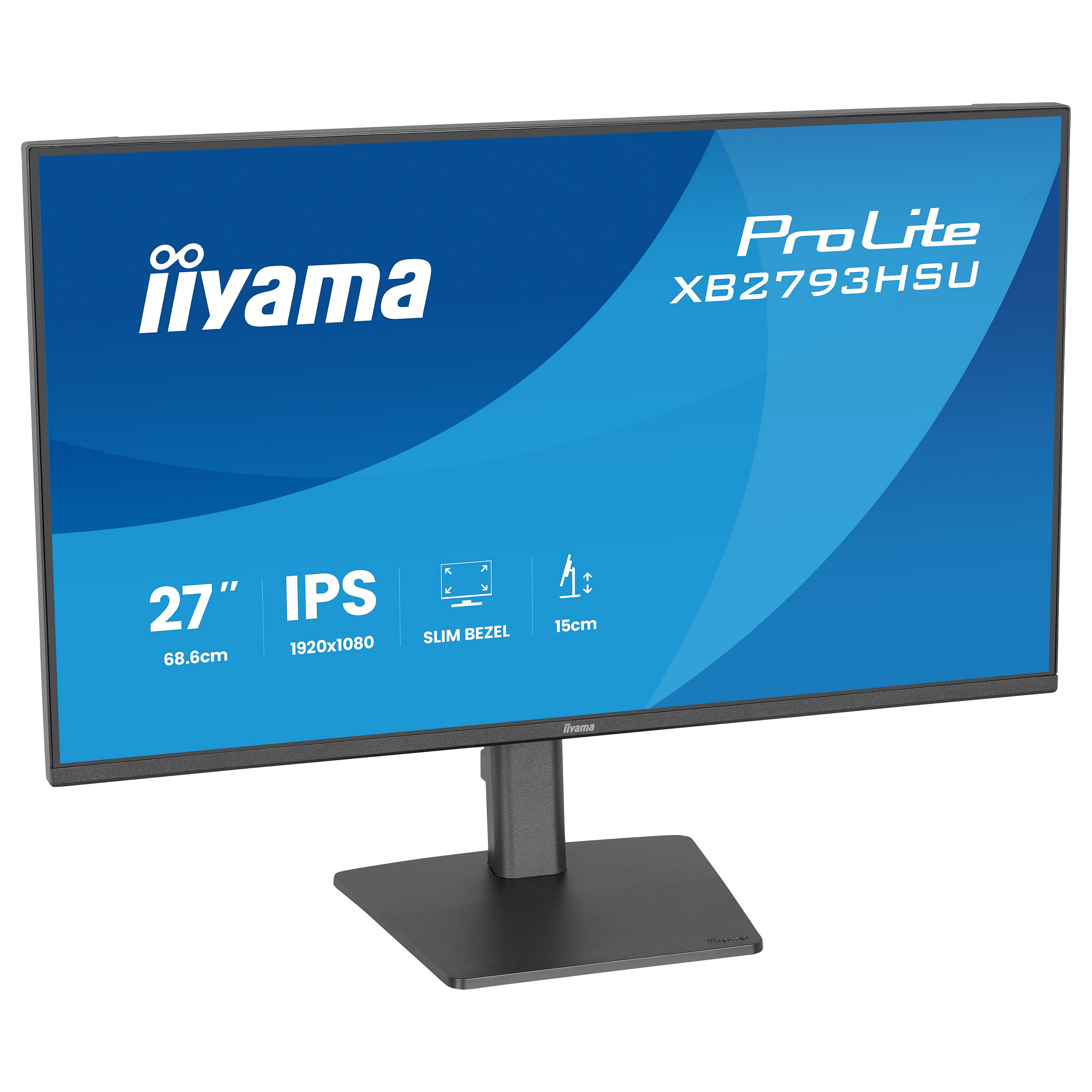 Monitor iiyama ProLite XB2793HSU-B1/ 27"/ Full HD IPS LED / 120Hz / 1ms / HDMI+DP - Zezë - 6