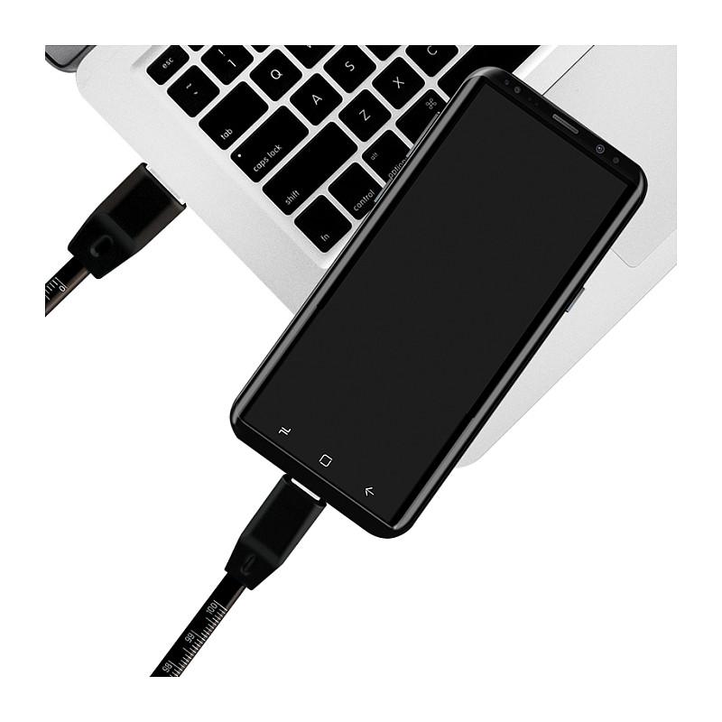 Kabllo USB LogiLink CU0157 / USB-A në USB-C / USB 2.0 / 1m - Zezë - 4