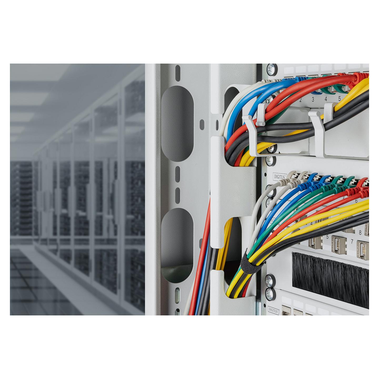 Kabllo për Rrjet DIGITUS DK-1632-A-010S-B / Cat 6A / F/FTP / RJ-45 / 10Gbps / 1m - Blu - 4