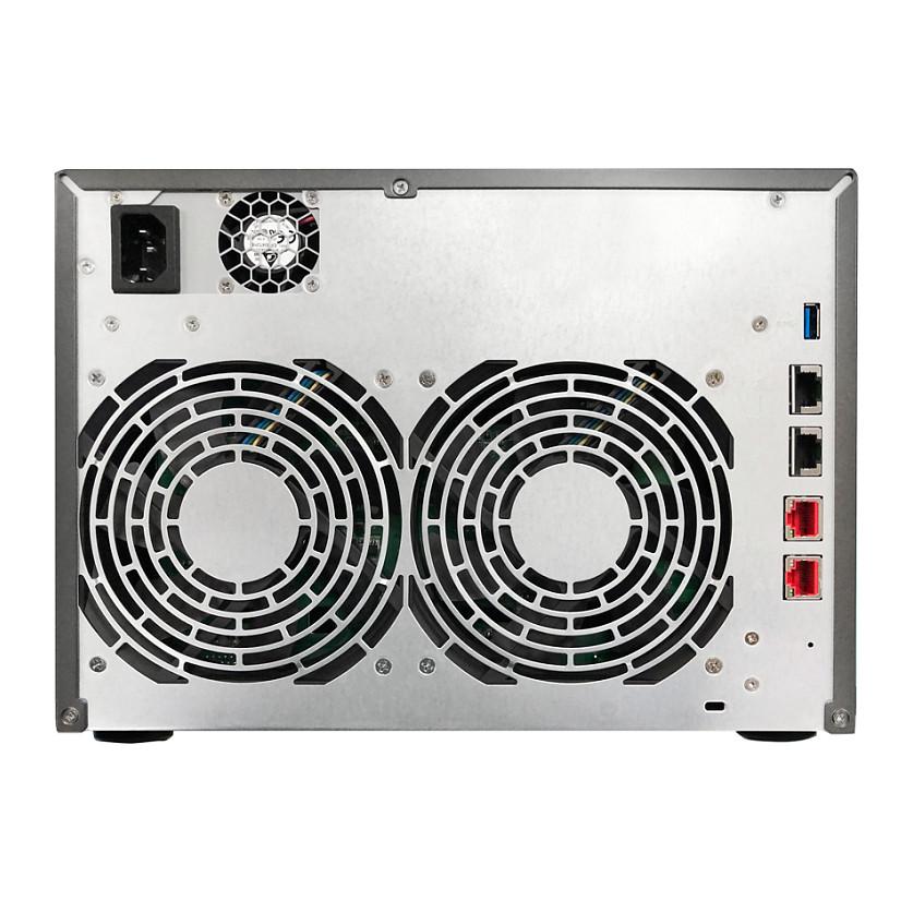 NAS ASUSTOR Lockerstor 10 AS6510T, 10 Bay, Intel Atom C3538, 8GB DDR4, 2 × 10GbE, 2 × 2.5GbE, 2 × M.2 NVMe - Zezë - 3