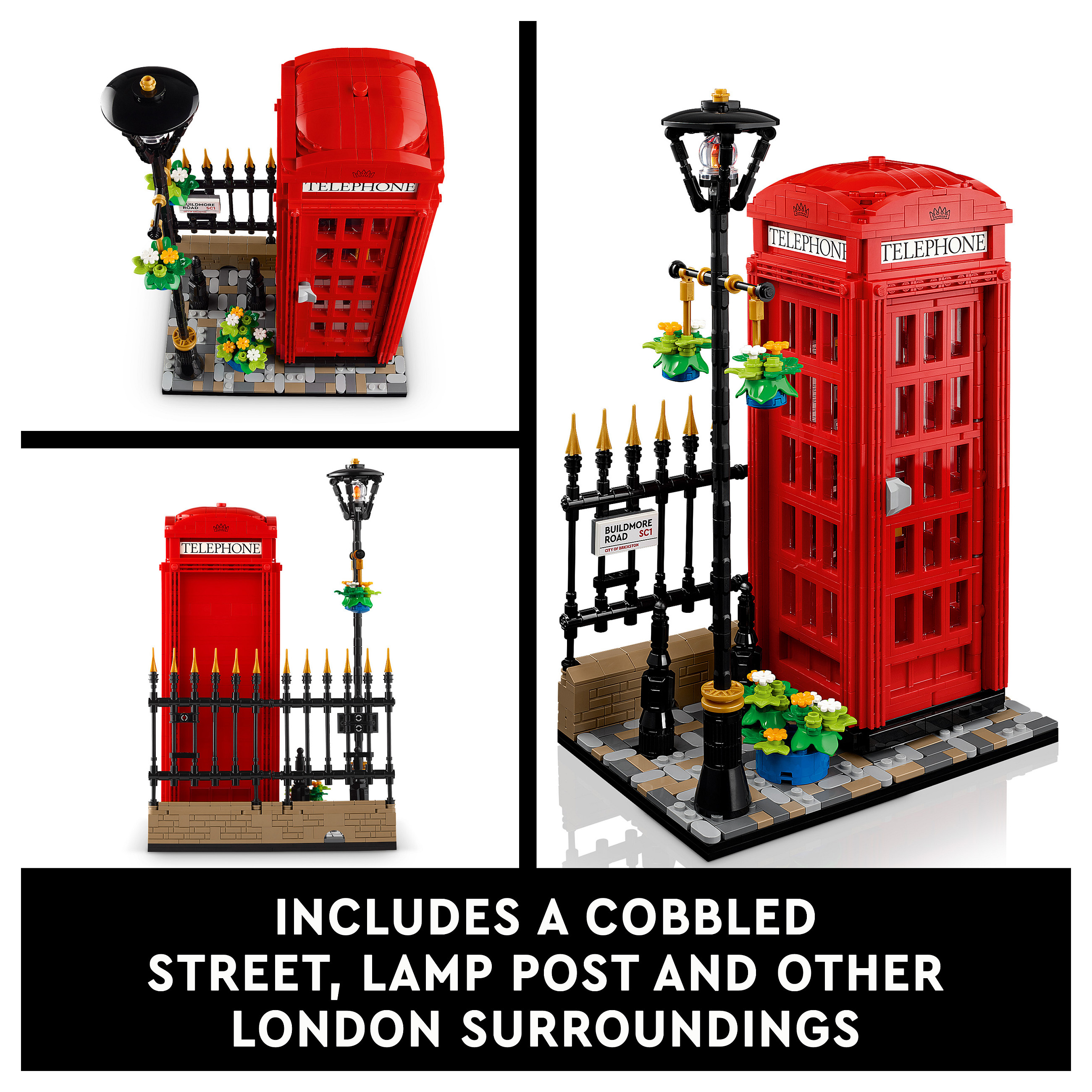 LEGO Ideas Red London Telephone Box 21347 - 35