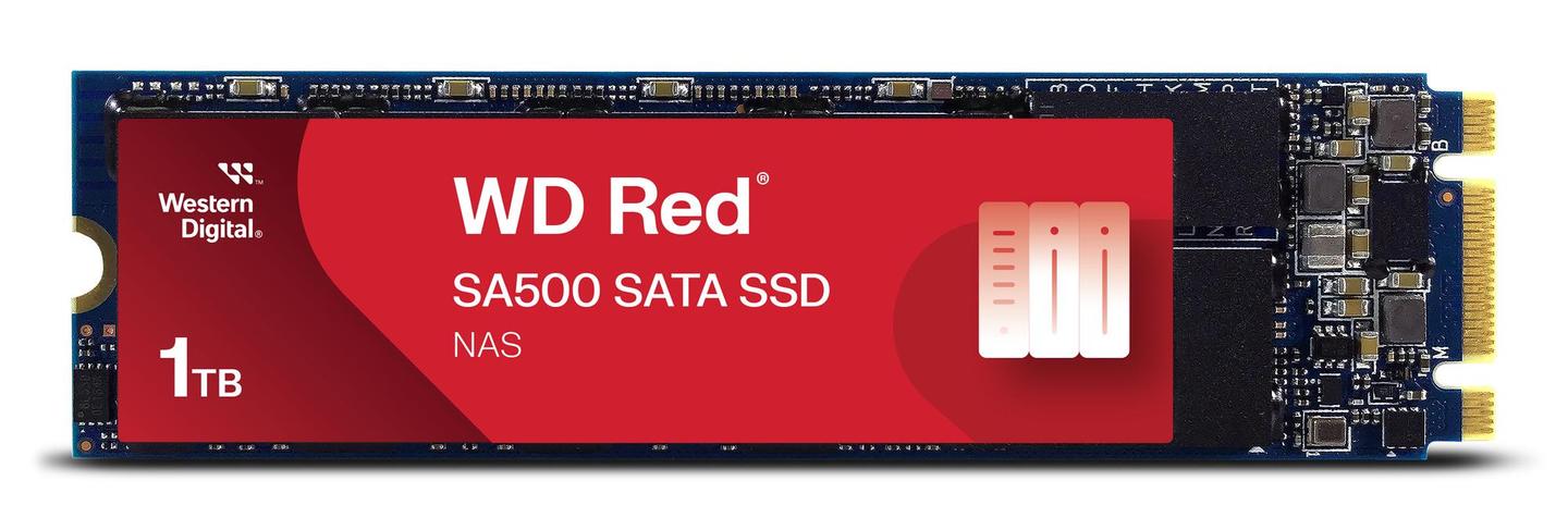 SSD e Brendshme Western Digital Red SA500 / WDS100T1R0B-68A4Z0 / 1TB / M.2 2280 / SATA III / 560MB/s Read / 530MB/s Write - 3