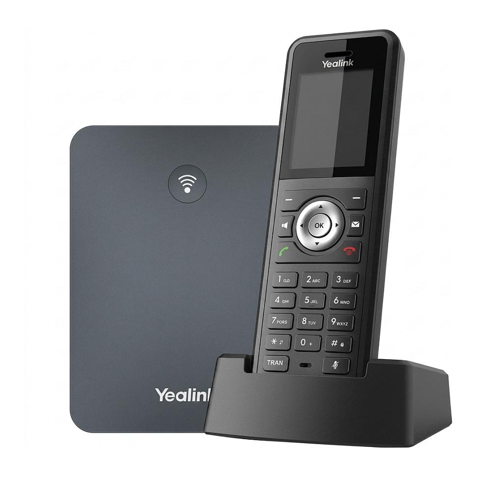 Telefon VoIP Yealink SIP-W79P Pro, DECT, ekran 1.8" TFT me ngjyra, IP67, Bluetooth, alarm emergjent - Zezë