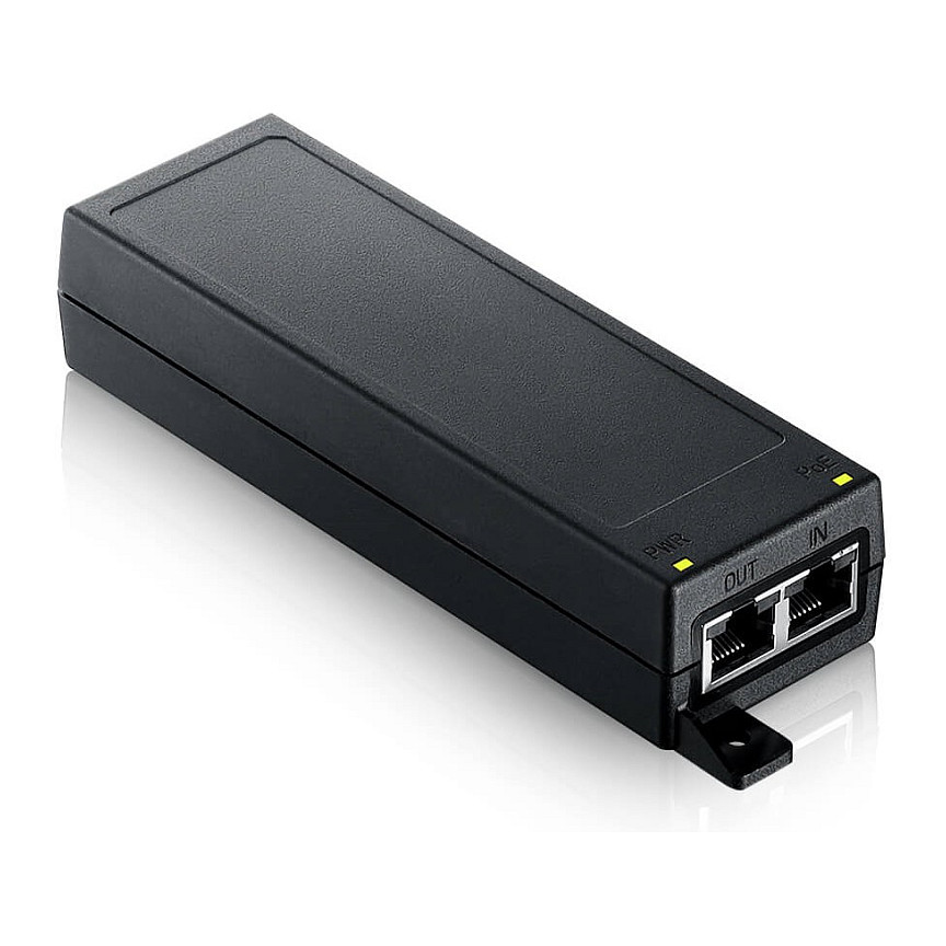 Zyxel PoE12-30W 2.5G PoE+ Injector | 30W | IEEE 802.3at | Multi-Gigabit 2.5GbE - 4