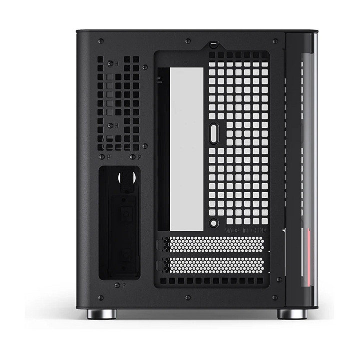 Kasë PC JONSBO TK-0 / Mini Tower / Mini-ITX / Tempered Glass / Wood - Zezë - 15