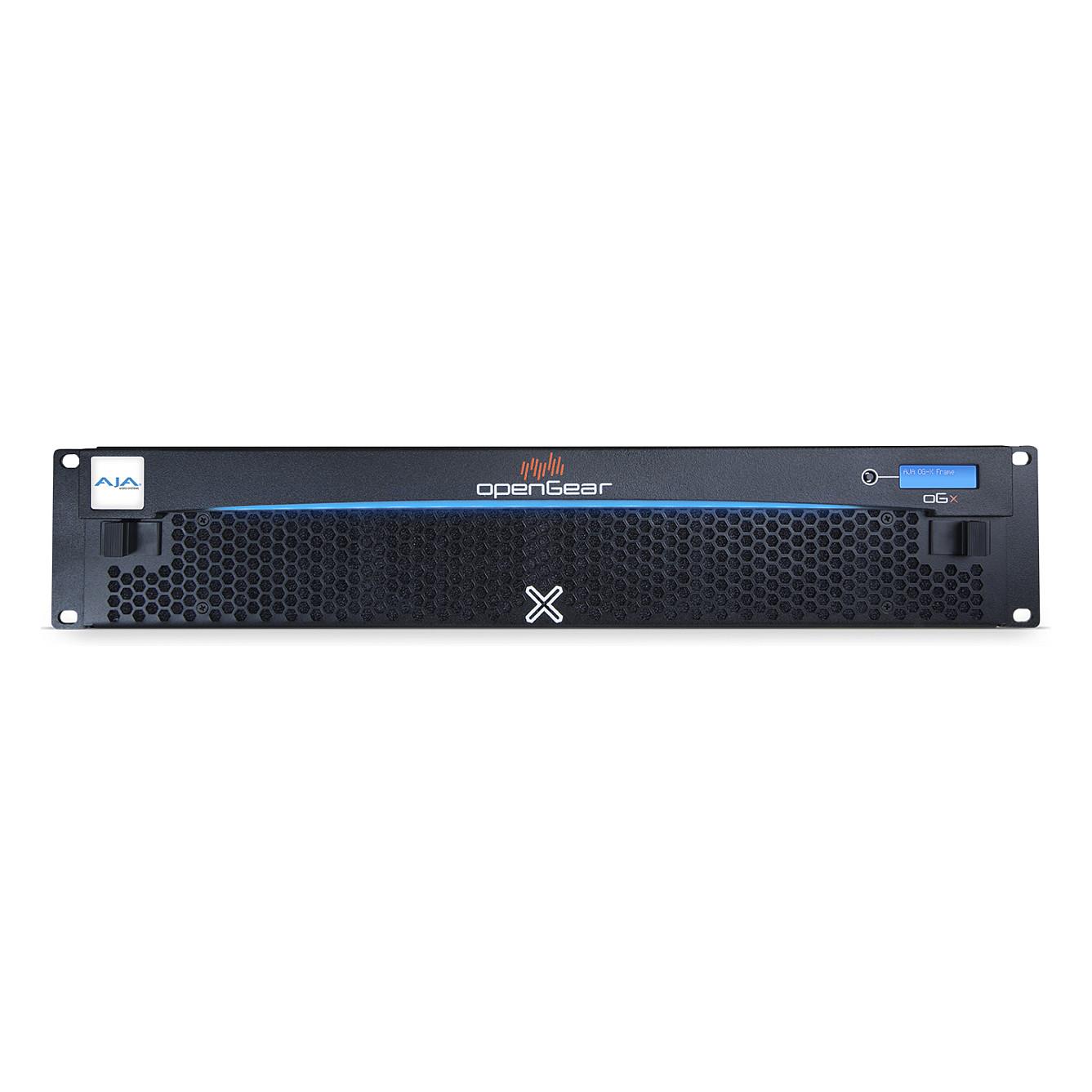Kornizë Rack AJA OG-X-FR, 2RU, për openGear - Zezë