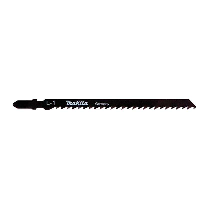 Tehe për Sharrë Dekupuese Makita L-1 A-86290, 132mm, HCS, për Dru dhe Plastikë, 5 Copë - Zezë