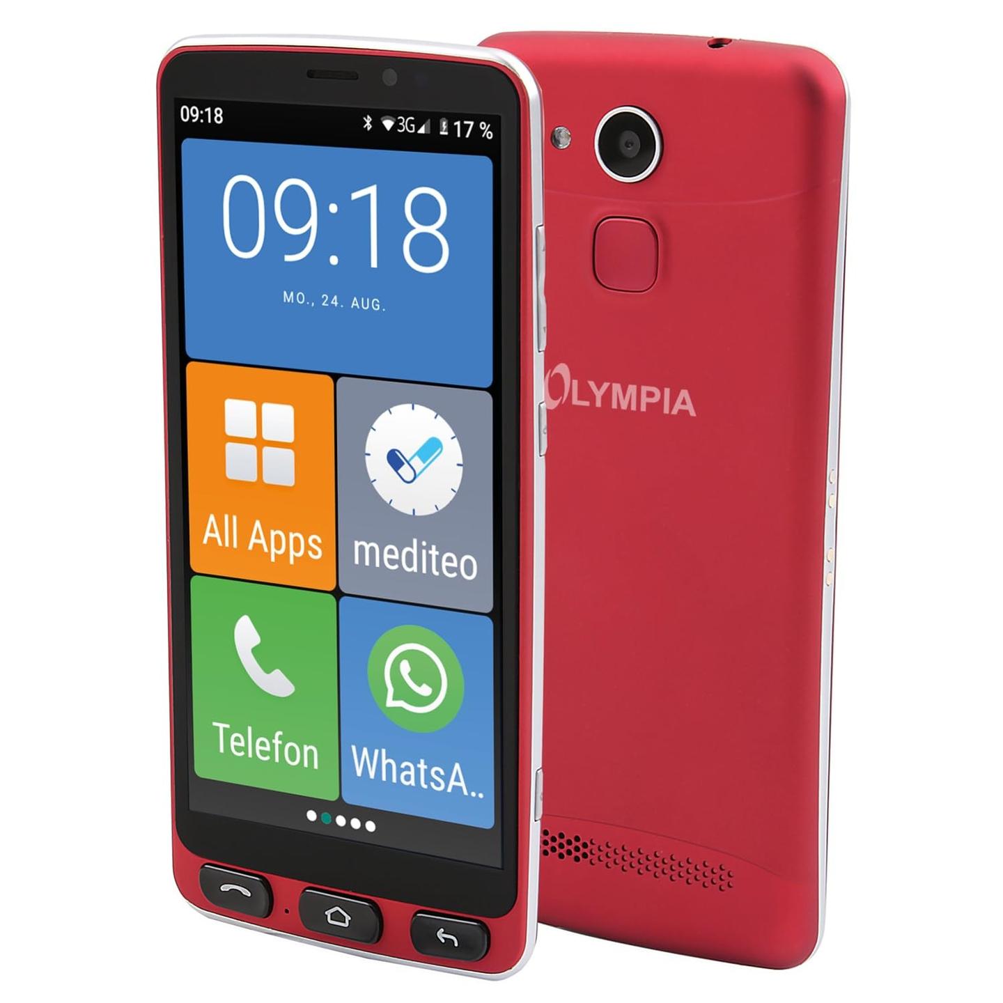Telefon Olympia NEO+ / 2GB / 16GB / 4G Dual SIM - Kuqe
