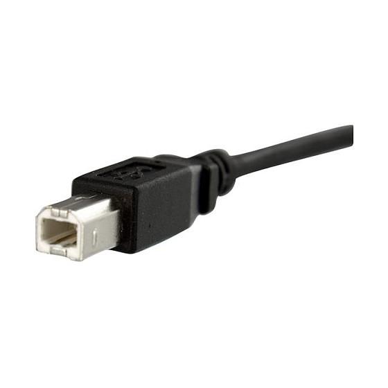 Kabllo USB StarTech.com USBPNLBFBM3, USB-B mashkull në USB-B femër për montim në panel, 91,4 cm, USB 2.0, 480 Mbps - Zezë - 3