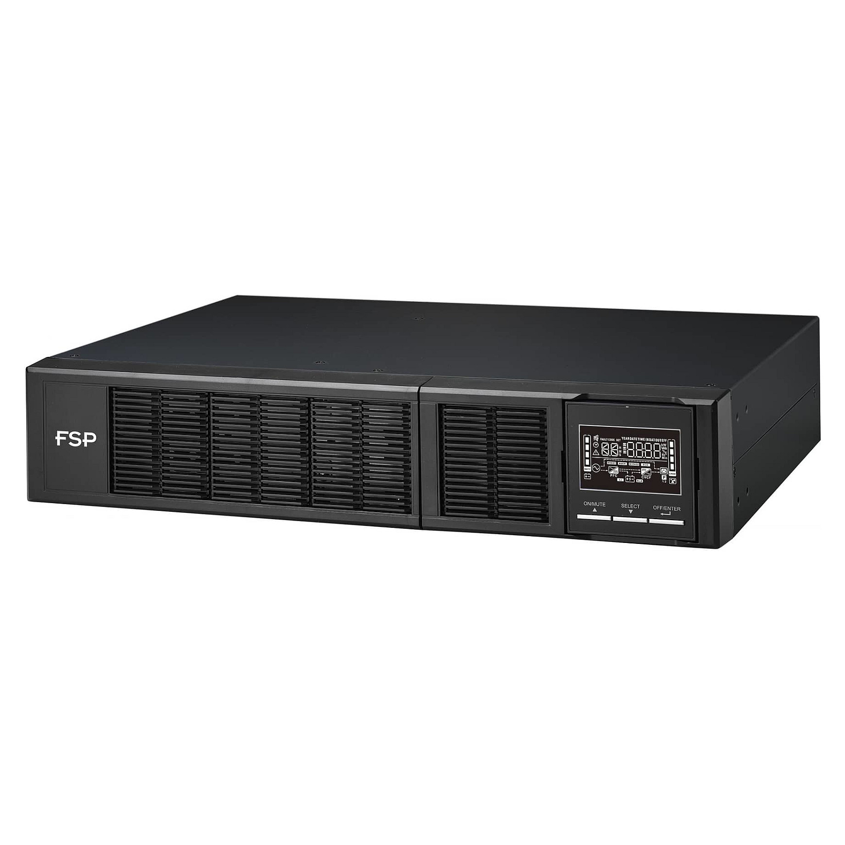 FSP Clippers RT 1K 1000VA / 1000W Online UPS – Rack/Tower Double Conversion with 2x 9Ah Batteries