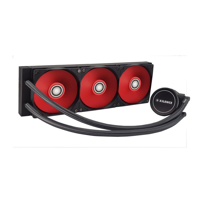 Ftohës për Procesor Xilence Performance A+ XC978 LQ360, 400W TDP, 360mm, 3x120mm - Zezë/Kuqe - 3