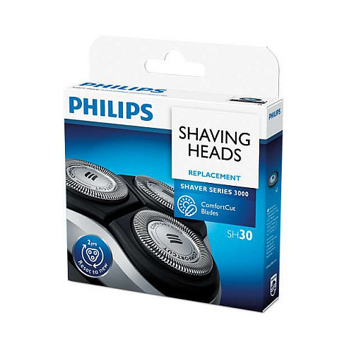 Koka zëvendësuese për makinën e rrojës Philips SH30/50 / PowerCut / 3 Koka / 24 Muaj – Gri - 2