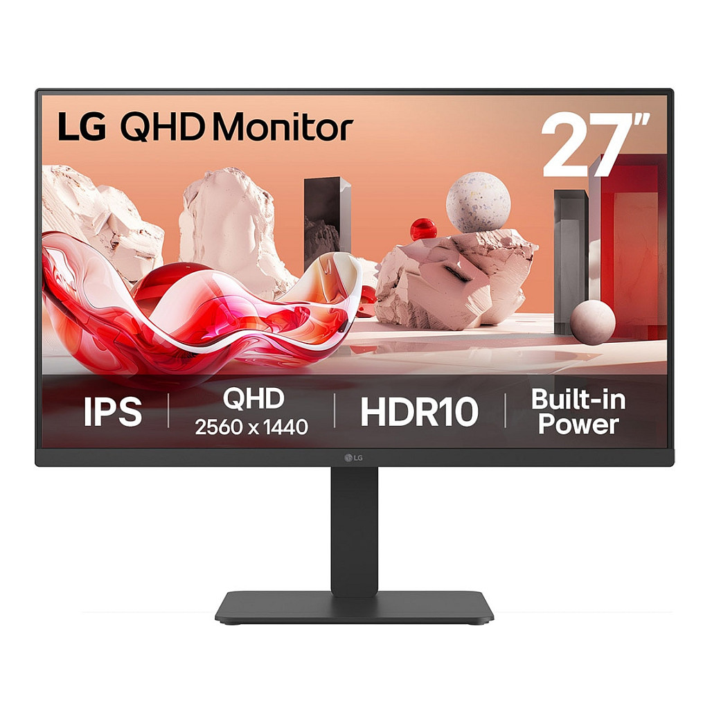 Monitor LG 27BA54QB-B / 27" / QHD IPS / 100Hz / 5ms / HDMI+DisplayPort - Zezë