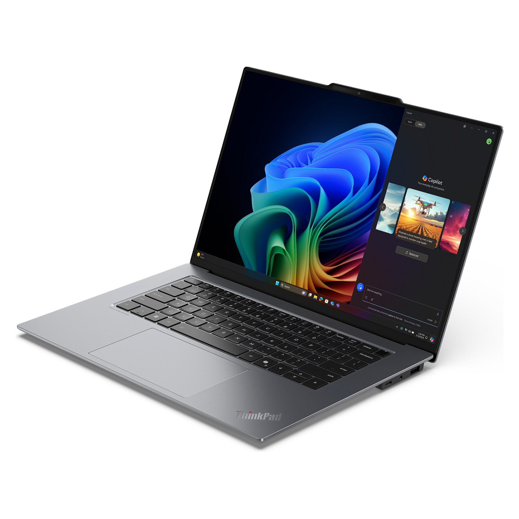 Laptop Lenovo ThinkPad X9-15 G1 / Ultra 7 258V / 32GB LPDDR5 / 1TB / 15.3" 2.8K OLED Touch / Intel Arc 140V / DE  / Gri - 9