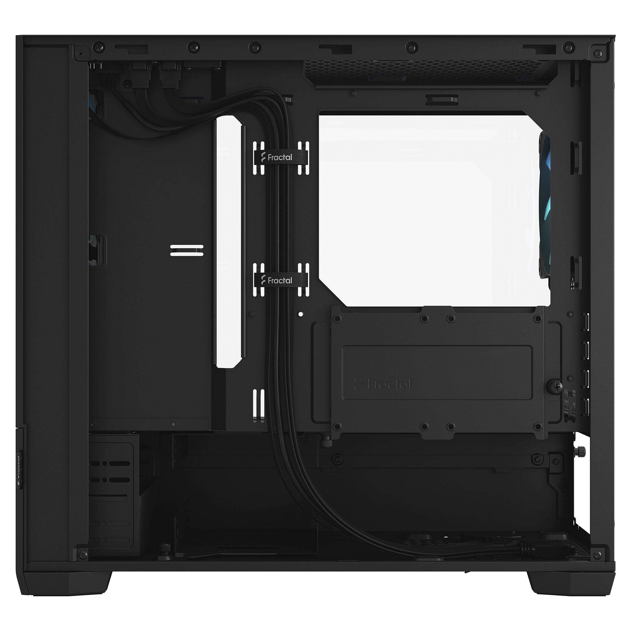 Kasë Mini Fractal Design Pop Mini Air Window – Zezë - 9