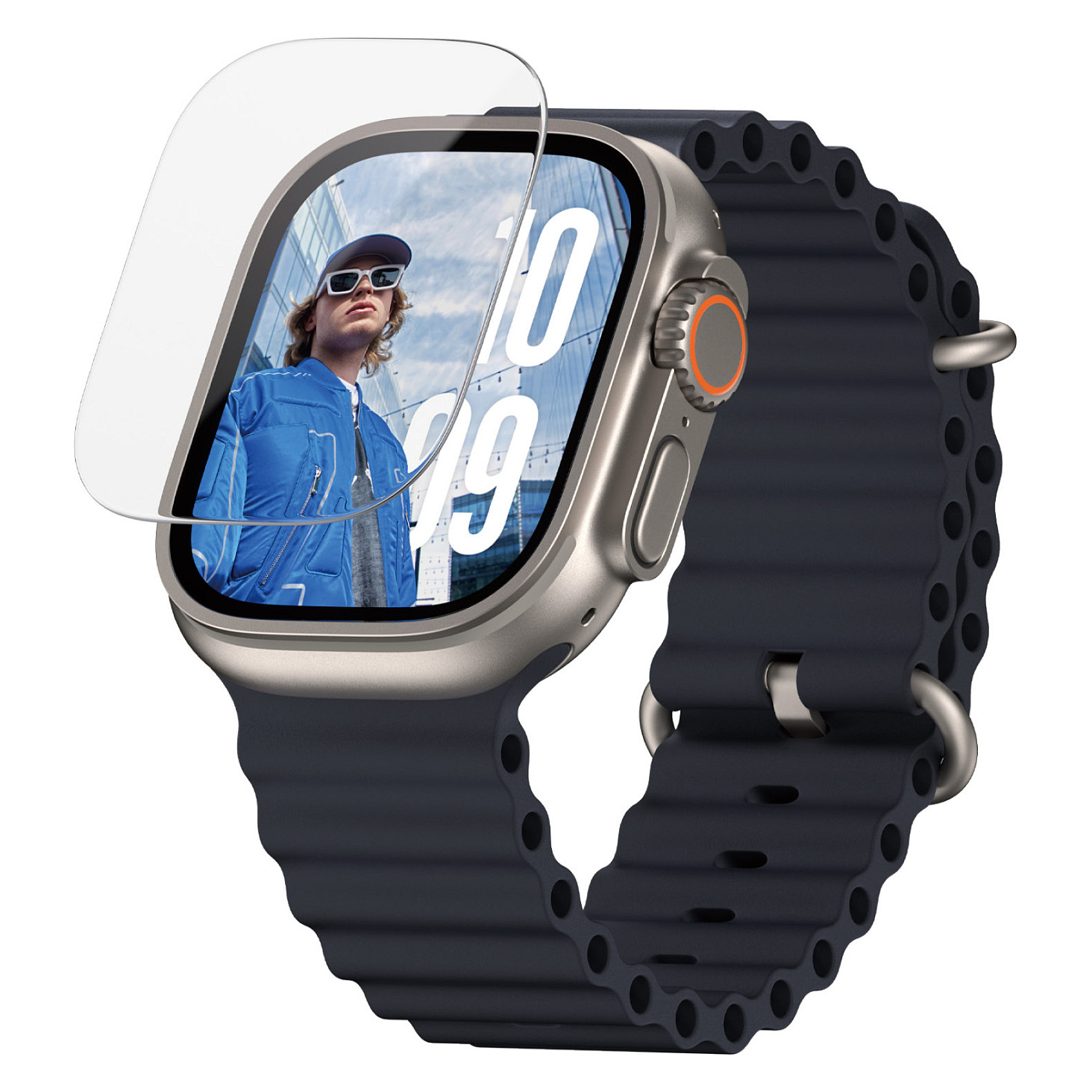Aksesorë Apple PanzerGlass Screen Protector for Apple Watch Ultra 2 – UltraWide Fit - 1