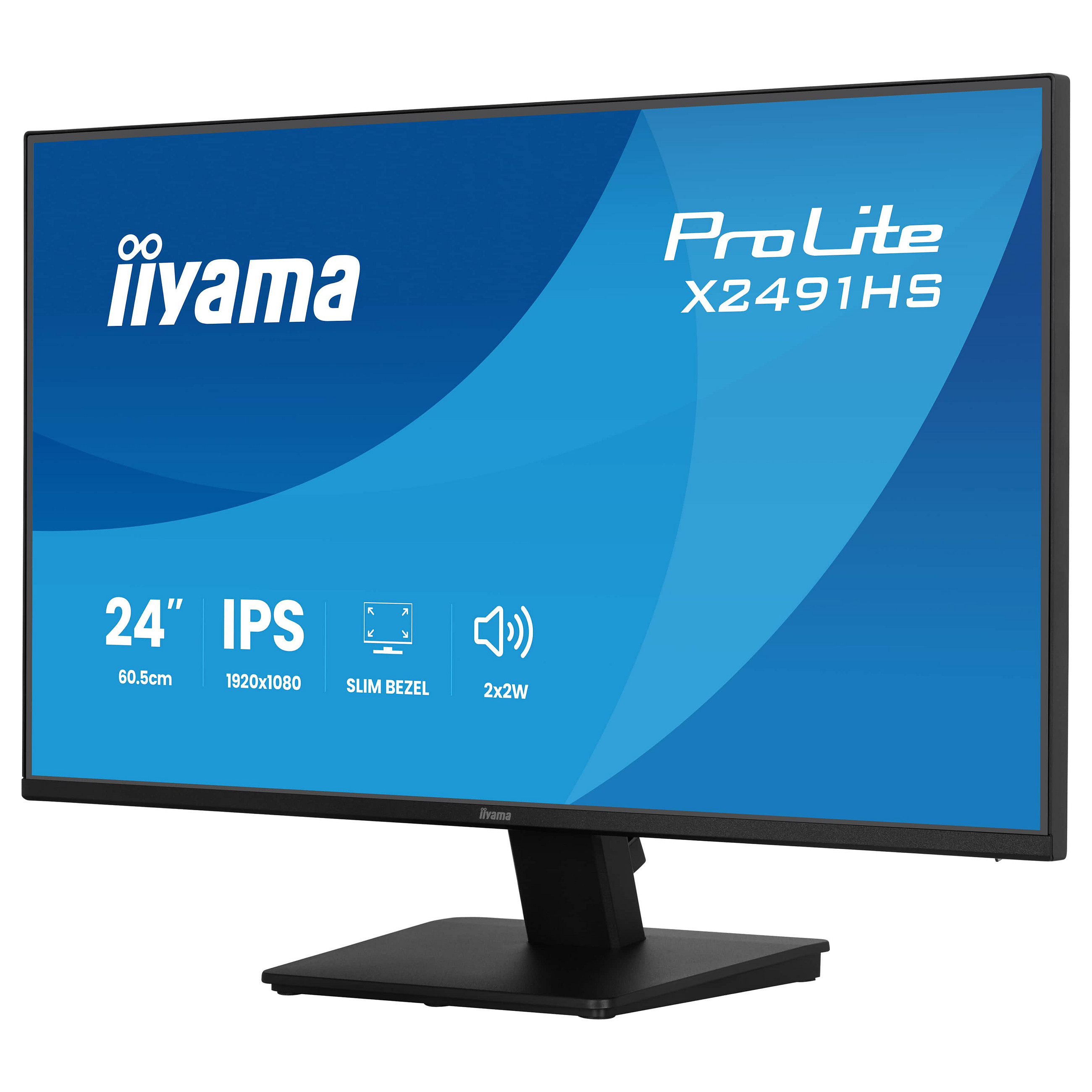 Monitor iiyama X2491HS-B1 / 23.8"/ Full HD IPS LCD / 120Hz / 1ms / HDMI+DP+HDCP - Zezë - 5