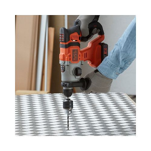 Black & Decker BCD900E2K 18V Cordless Rotary Hammer / SDS-Plus - 10